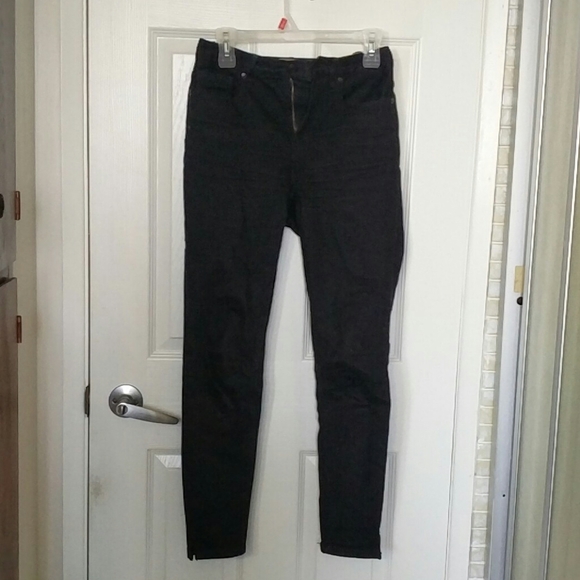 Everlane high rise skinny jeans black 25 - Picture 2 of 5